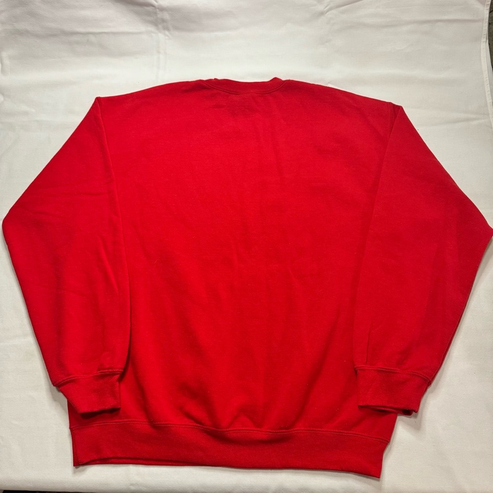 Gildan Red Crewneck Valentine Sweatshirt - Picture 5 of 6